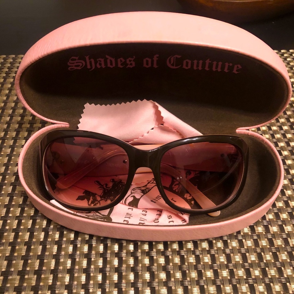 Juicy Couture Vintage Pink and Brown Sunglasses